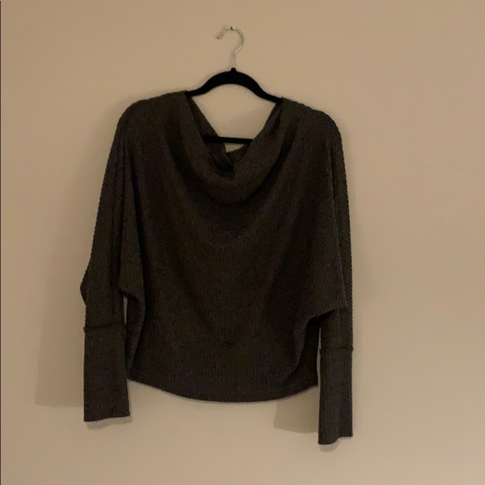 Neely Wedge Sweater Charcoal